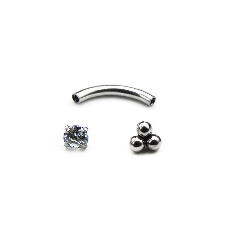 316L Stainless Steel Curved Barbell for 