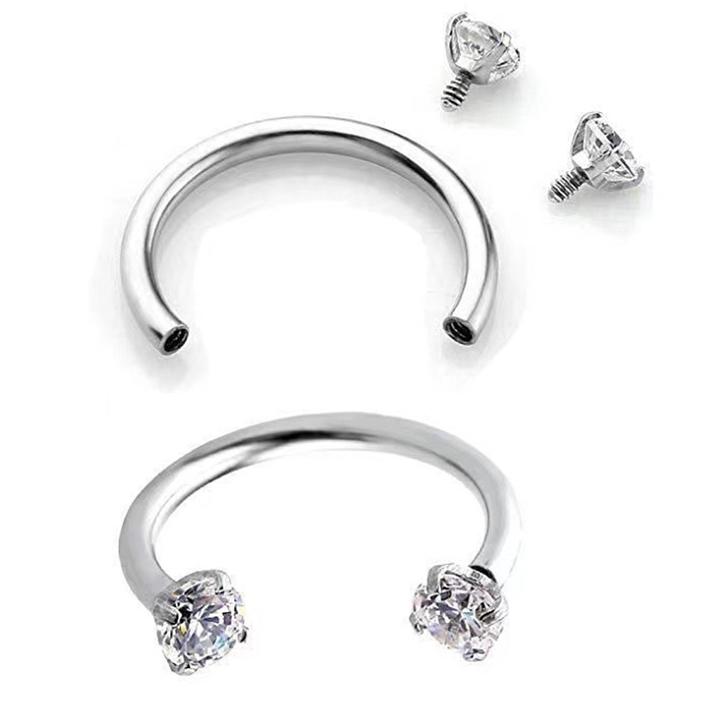F136 Titanium Piercing Circular Barbell