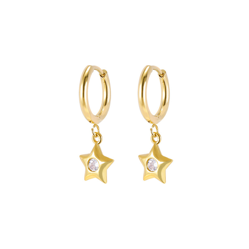 Ear Huggies with Star Dangle