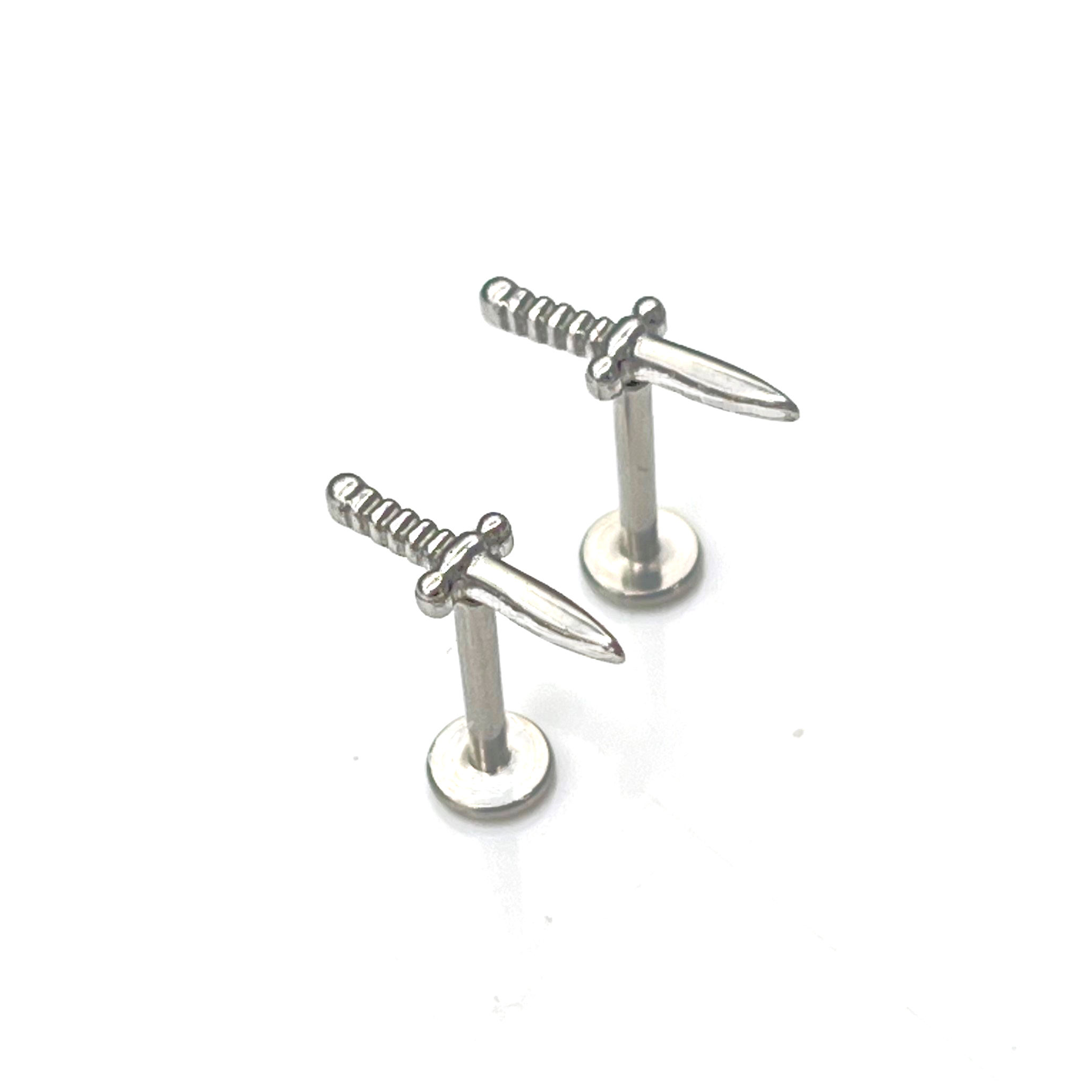 Sword-shaped Labret Stud