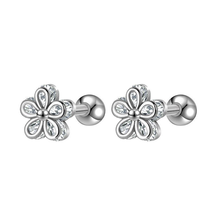 Flower Top Ear Stud
