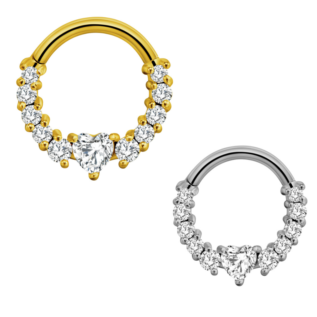 Hinged Segment Clicker with Chic CZ
