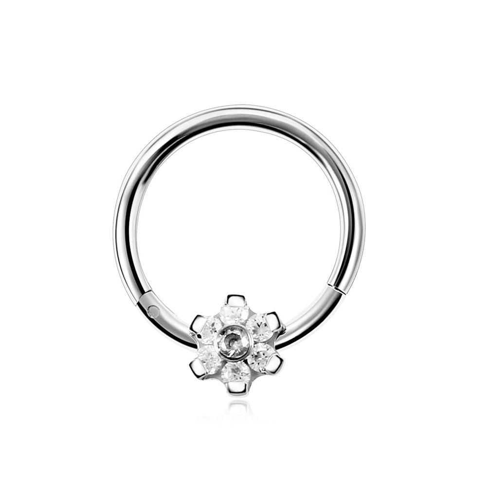 Hinged Segment Clicker with Chic CZ