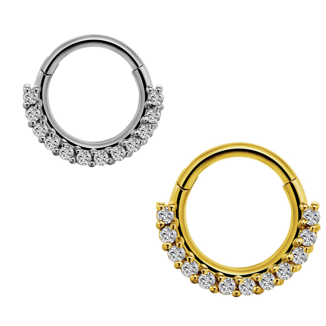 Hinged Segment Ring with CZ