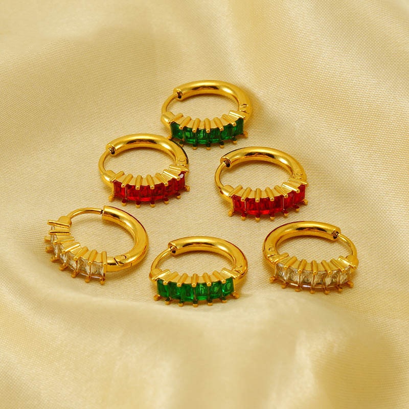 Ear Huggies with Zircon