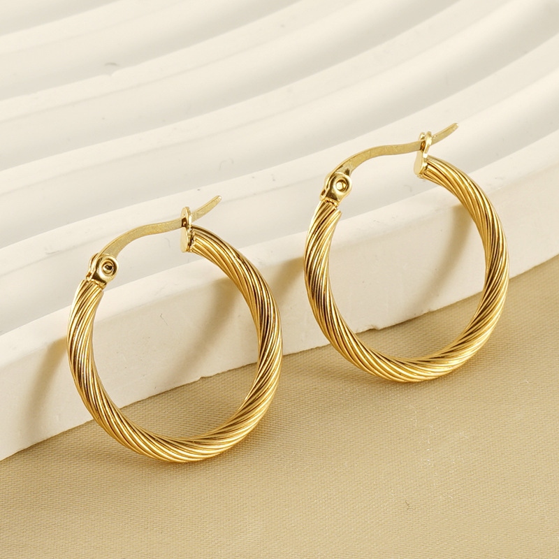 18k Gold Plated Ear Hoop