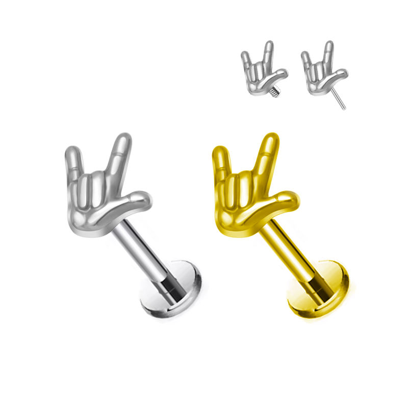 Threadless Ear and Lip Stud