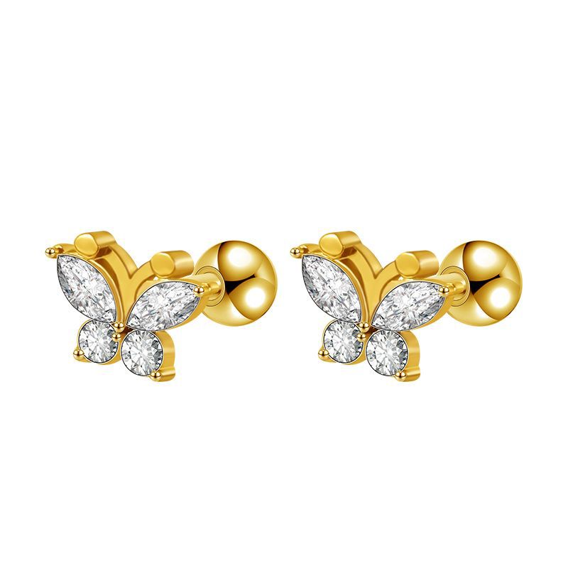 Butterfly-shape Ear Stud