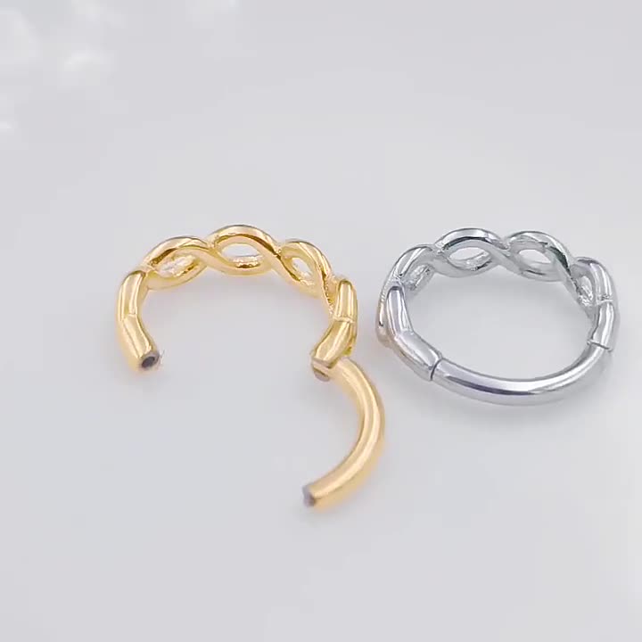 316L Stainless Steel Hinged Segment Ring(图1)