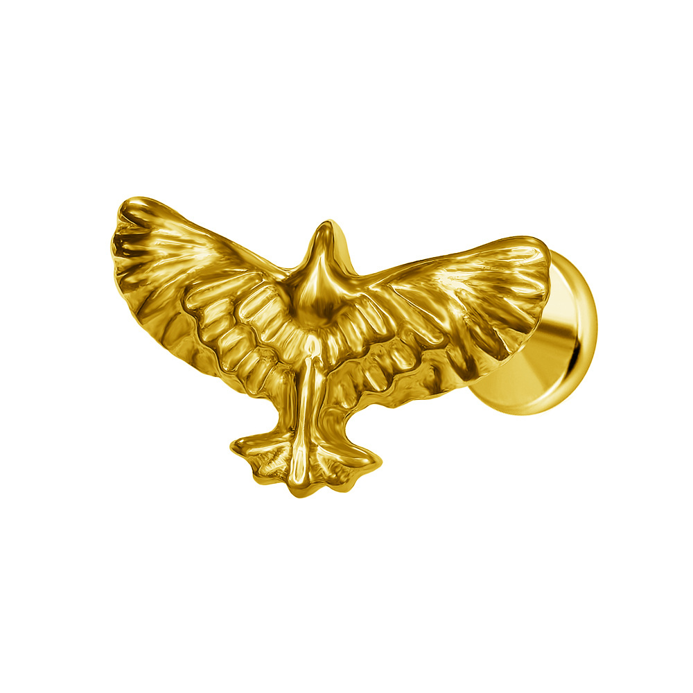 Eagle-shaped Ear and Lip Stud(图1)
