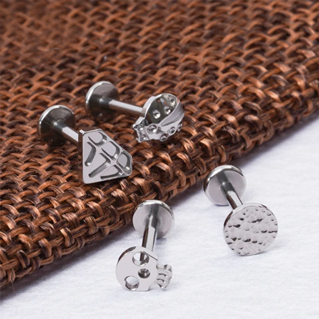 Round-top Ear and Lip Stud(图1)