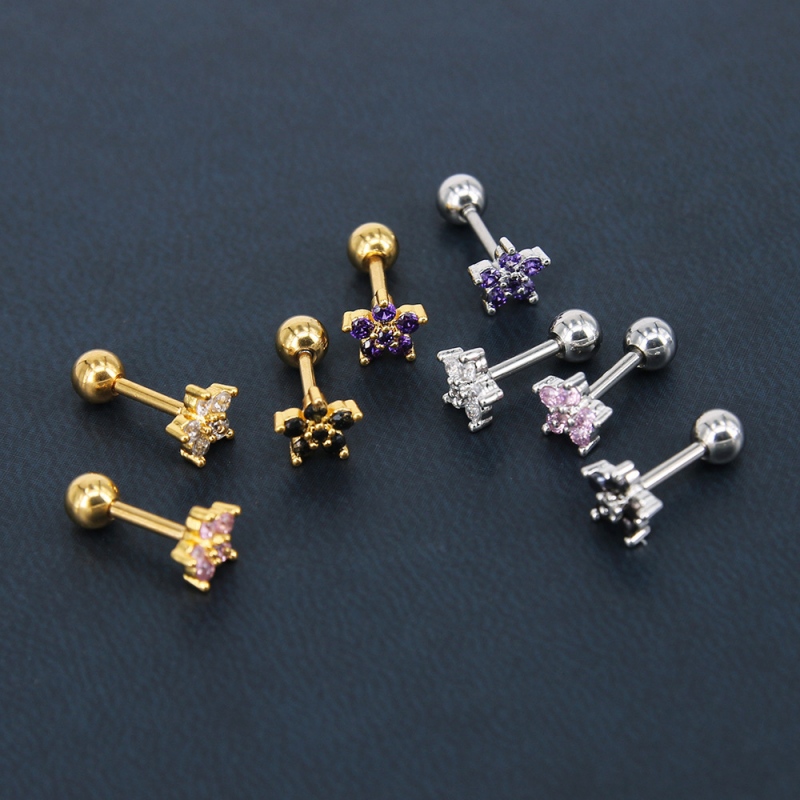 Flower-top Ear Stud(图1)