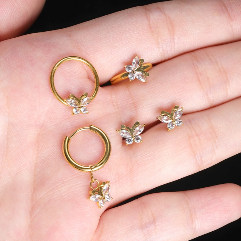 Hinged Segment Ring with Butterfly(图1)