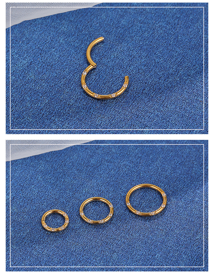 Hinged Segment Ring with CZ(图1)