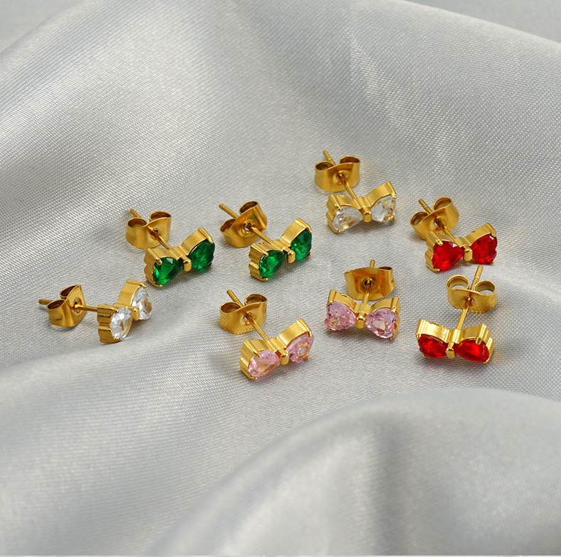 Ear Stud with Zircon(图1)