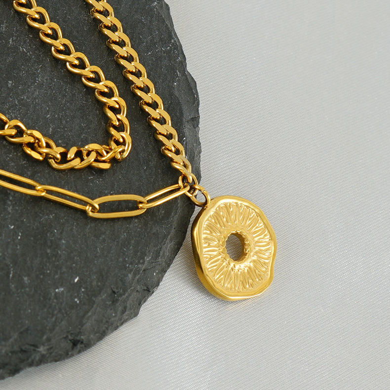 18k Gold Plated Necklace(图1)