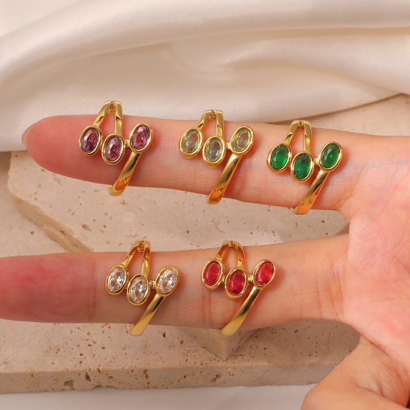Chic Ring with Zircon(图1)