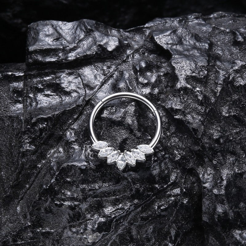 Hinged Segment Ring with 7 Marquises(图1)