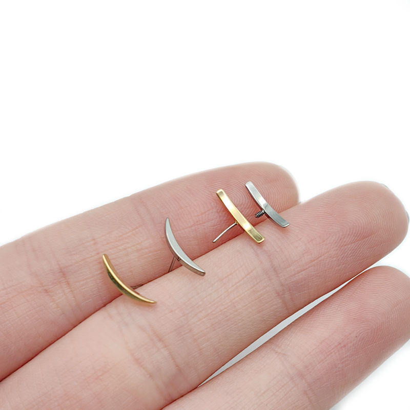 Piercing Stud with Chic CZ (图1)